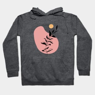 Boho Line Eucalyptus With Sun Hoodie